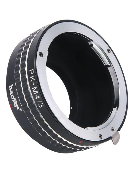 Adaptador de Lente Manual Haoge PK a Micro Cuatro Tercios MFT