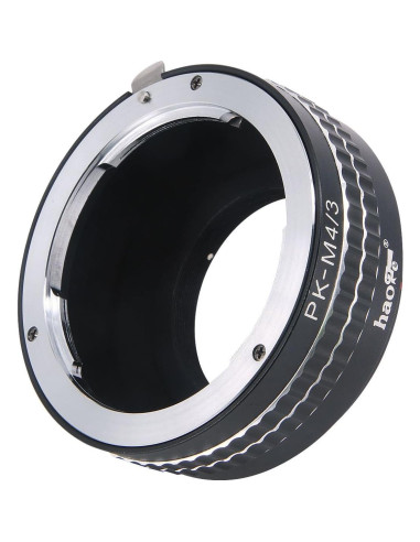 Adaptador de Lente Manual Haoge PK a Micro Cuatro Tercios MFT
