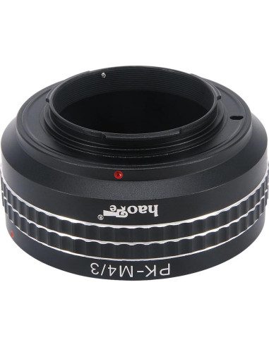 Adaptador de Lente Manual Haoge PK a Micro Cuatro Tercios MFT