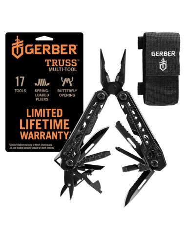 Multiherramienta Gerber Gear Truss 17-en-1 con Funda Molle