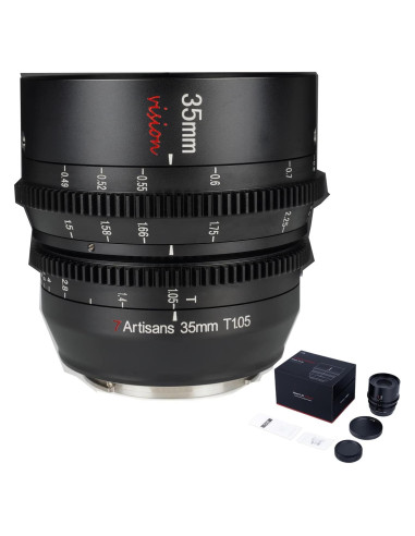 Lente de Cine 7artisans 35mm T1.05 para Cámaras Sony E-Mount