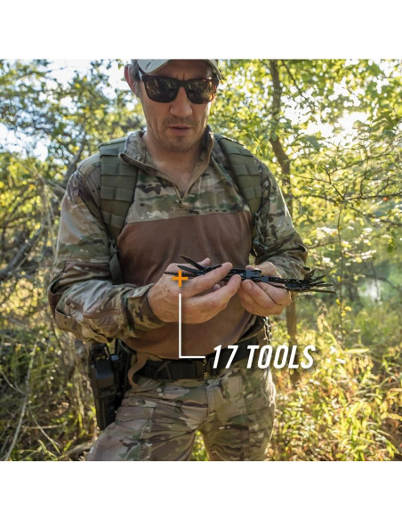 Multiherramienta Gerber Gear Truss 17-en-1 con Funda Molle