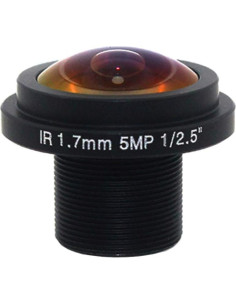 Lente Ojo de Pez Gran Angular 1.7mm 180 HD 5MP para CCTV 2