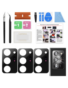 Reemplazo Cristal Lente Cámara Samsung Galaxy Note 20 Ultra - 3 Unidades