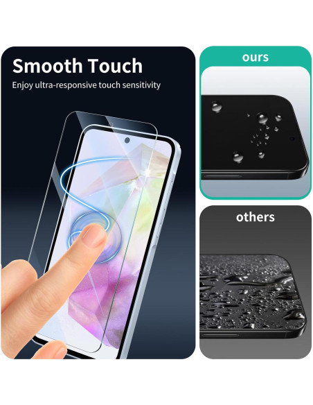 Protector de Pantalla y Lente para Samsung Galaxy A55 - 3 Piezas Protector de Pantalla y Lente para Samsung Galaxy A55 - 3 Piezas