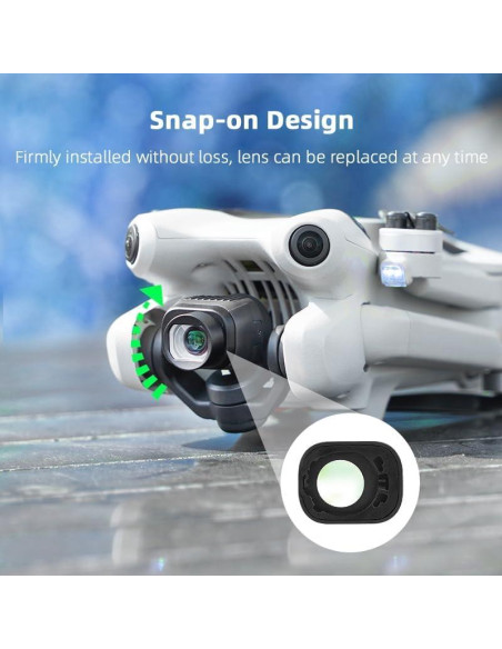Lente Gran Angular Coyktonty para DJI Mini 4 Pro 0.75X HD