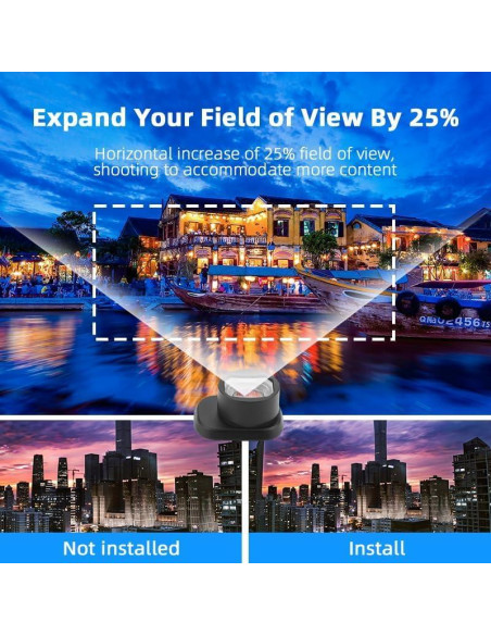 Lente Gran Angular Coyktonty para DJI Mini 4 Pro 0.75X HD