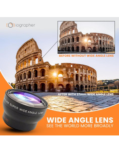 Lente Gran Angular 37mm iOgrapher para iPhone y Smartphones 2