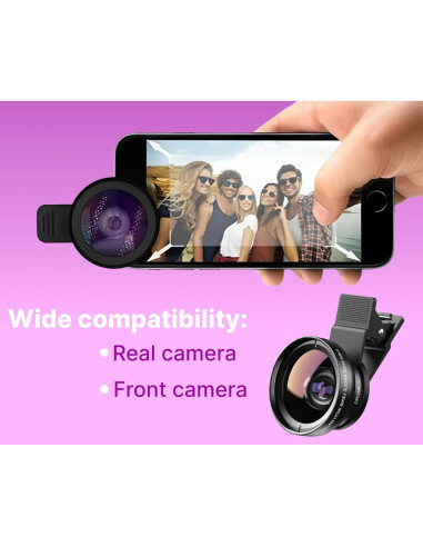 Lente Gran Angular 0.45x ULVEOL para iPhone y Android