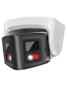 Cámara de Seguridad PoE 4K Doble Lente 8MP IP66 180
