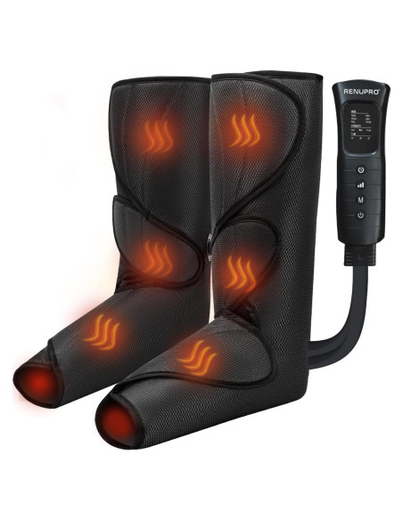 Masajeador de Compresión para Piernas RENUPRO 6 Modos Calor