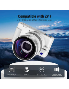 Lente Gran Angular NEEWER 18mm y Filtro ND Variable 52mm 2