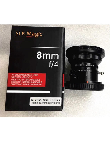 Lente Ultra Gran Angular SLR Magic 8mm f/4 Micro Cuatro Tercios