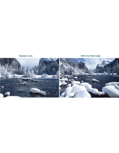 Lente Gran Angular 0.5X Digital Nc 49mm para Panasonic HC-VX870