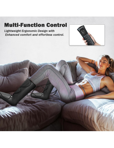 Masajeador de Compresión para Piernas RENUPRO 6 Modos Calor