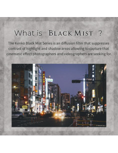 Filtro de Efecto Suave Kenko Black Mist No.05 52mm - Hecho en Japón 2