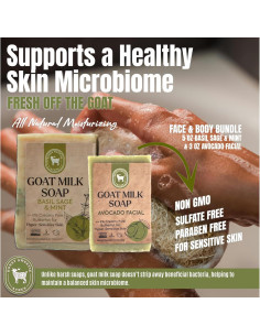 Jabón Facial y Corporal Honey Sweetie Acres - Aguacate y Leche de Cabra 2