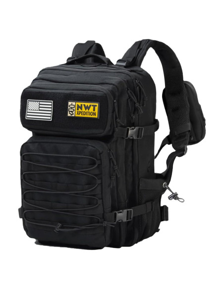 Mochila Táctica Militar Molle 40L Resistente para Camping