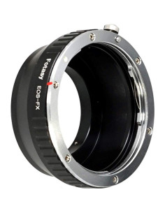 Adaptador de Lente Fotasy EF a Fuji X - Compatible con X-Pro1 a X-T4 2