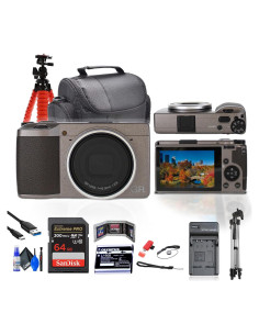 Cámara Digital Ricoh GR III Edición Diario 24.2MP 64GB Accesorios