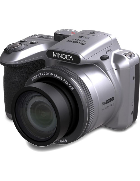 Cámara Digital Minolta MN40Z 20MP 40x Zoom Óptico Plata Cámara Digital Minolta MN40Z 20MP 40x Zoom Óptico Plata