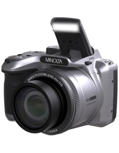 Cámara Digital Minolta MN40Z 20MP 40x Zoom Óptico Plata