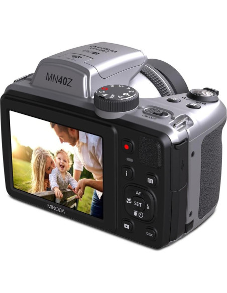 Cámara Digital Minolta MN40Z 20MP 40x Zoom Óptico Plata Cámara Digital Minolta MN40Z 20MP 40x Zoom Óptico Plata