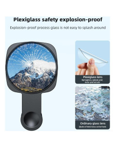 Espejo Selfie Compacto Kalofaye Clip Universal para Smartphone 2