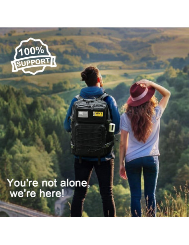 Mochila Táctica Militar Molle 40L Resistente para Camping