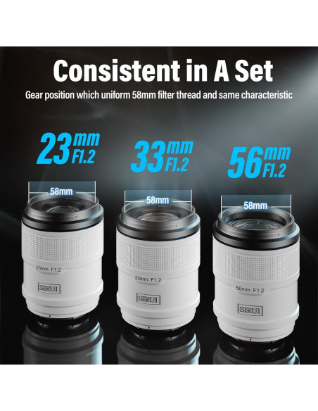Lente Autofocus SIRUI Sniper 23mm F1.2 Gran Angular APS-C Lente Autofocus SIRUI Sniper 23mm F1.2 Gran Angular APS-C