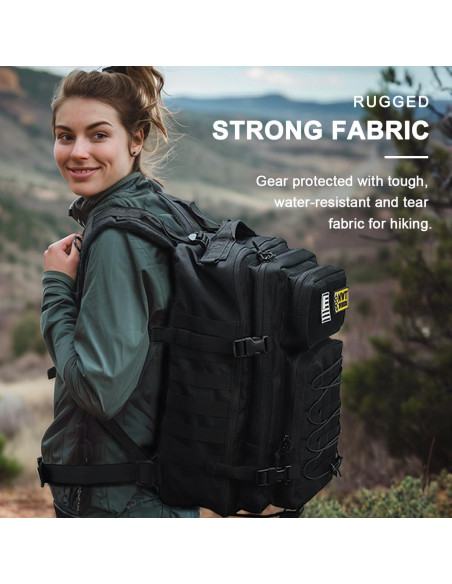 Mochila Táctica Militar Molle 40L Resistente para Camping