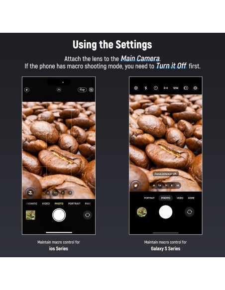 Lente Macro Probe NEEWER 18mm 2X para Teléfono Móvil Lente Macro Probe NEEWER 18mm 2X para Teléfono Móvil