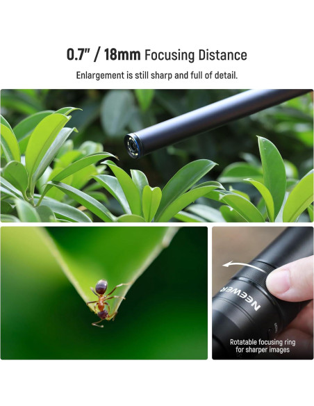 Lente Macro Probe NEEWER 18mm 2X para Teléfono Móvil Lente Macro Probe NEEWER 18mm 2X para Teléfono Móvil