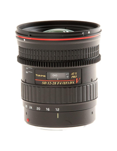 Lente Tokina AT-X Pro DX 12-28mm f/4.0 para Canon