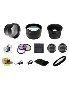 Paquete de Accesorios para Cámaras PENTAX K - Lentes y Filtros