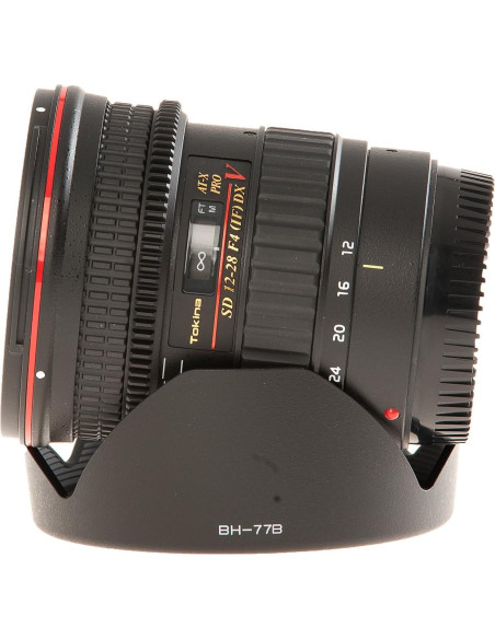 Lente Tokina AT-X Pro DX 12-28mm f/4.0 para Canon