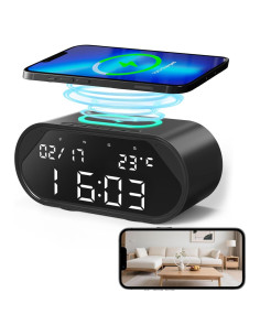 Cámara de Video WiFi 4K FANBO con Altavoz y Cargador Inalámbrico