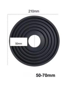 Capucha de Lente Antirreflejo Goma Universal 50-70mm - Canon, Nikon, Sony 2