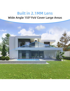 Cámara IP PoE 4K 8MP Real HD, Visión Nocturna 30m, IP66 2