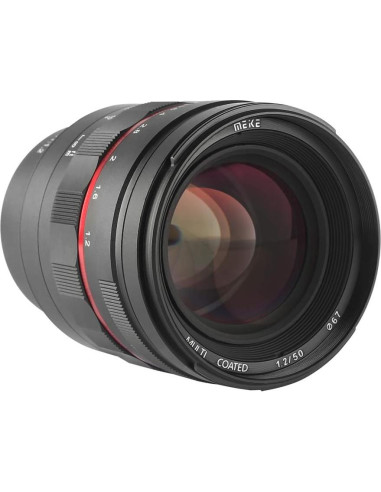 Lente Meike 50mm F1.2 Manual para Cámaras Sony E-Mount