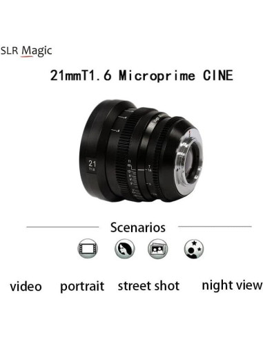 Lente SLR Magic CINE 21mm T1.6 Full Frame para Sony E