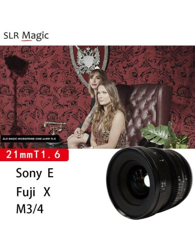 Lente SLR Magic CINE 21mm T1.6 Full Frame para Sony E