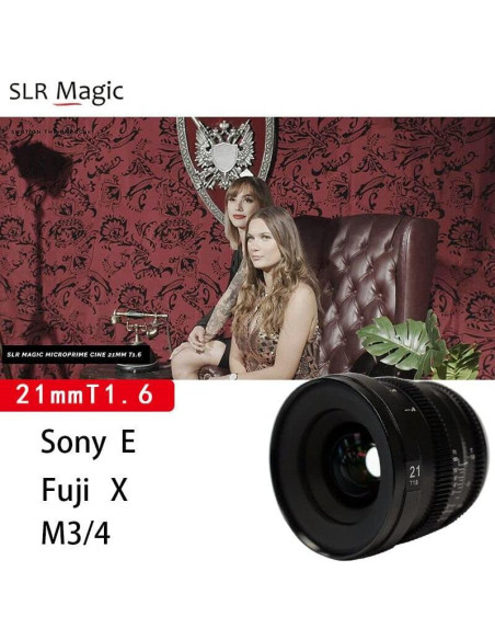 Lente SLR Magic CINE 21mm T1.6 Full Frame para Sony E