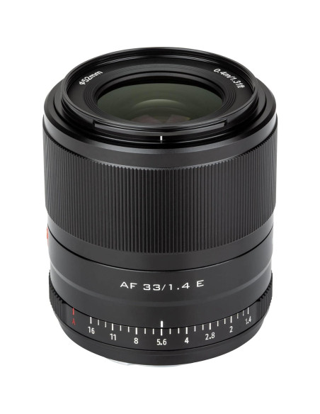 Lente VILTROX 33mm f/1.4 para Sony E - Enfoque Automático APS-C