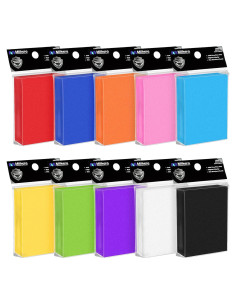 Fundas para Cartas Mlikero 1000 Unidades 66x91mm 10 Colores