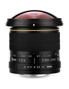 Lente Ojo de Pez JINTU 8mm f3.0 para Canon SLR 2