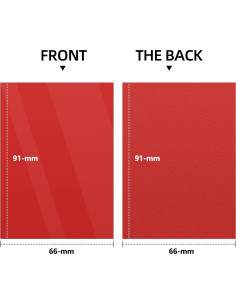 Fundas para Cartas Mlikero 1000 Unidades 66x91mm 10 Colores 2