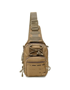 Bolsa de Hombro Compacta WOLF TACTICAL EDC - Beige