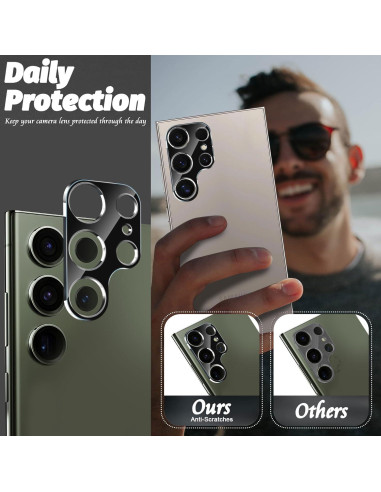 Protector de Lente de Cámara DEERLAMN para Samsung Galaxy S24 Ultra