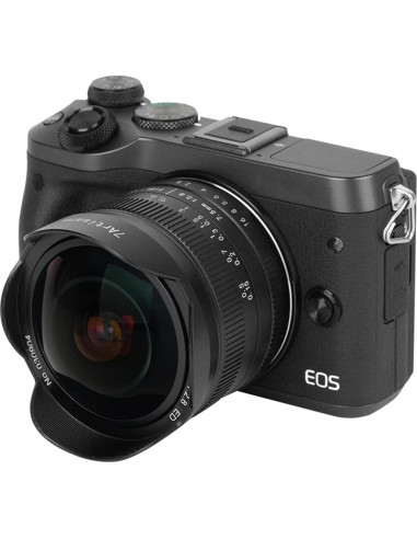Lente Fisheye 7artisans 7.5mm F2.8 II para Canon EOS-M